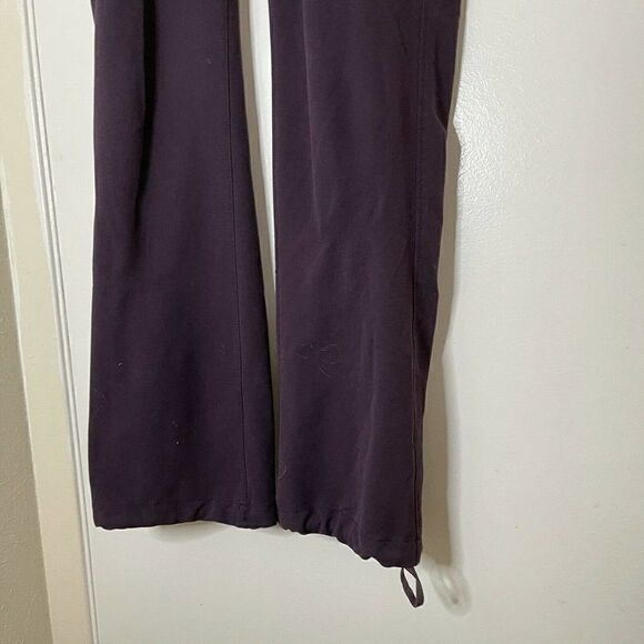 Athleta purple cropped trouser jogger workout pants size 0 - Picture 3 of 7
